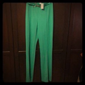 Green high waisted dress bell bottoms